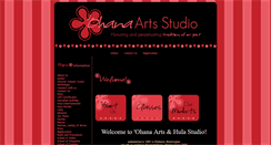 Desktop Screenshot of ohanaartsstudio.com
